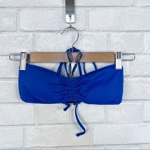 Ralph Lauren Royal Blue jeweled halter Bikini Top